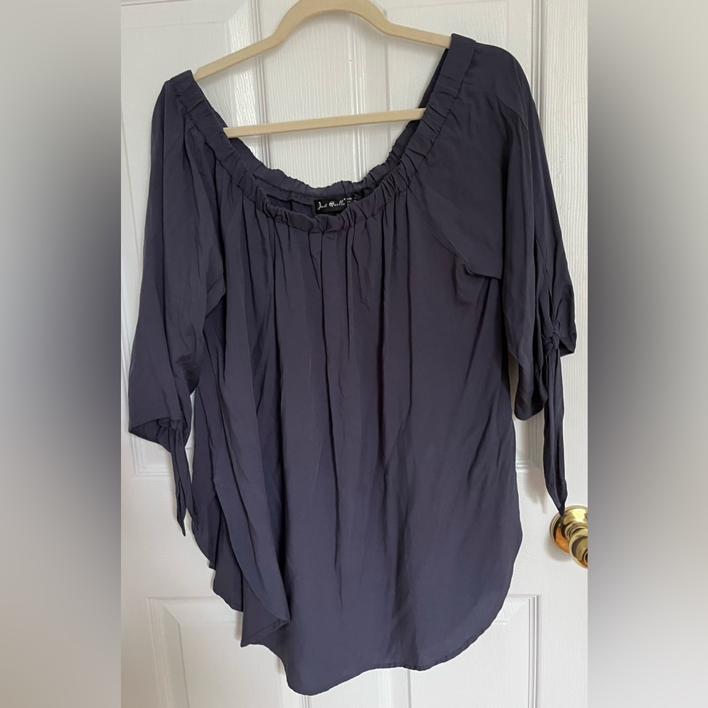 Just Quella Extra-Large Blue Blouse